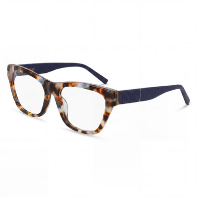 DKNY Modern Women's Eyewear with Acetate Frame, Bone Ink Tortoise Color Pattern, 54mm Lens Width