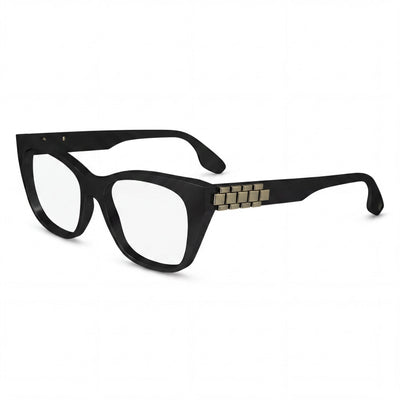 Victoria Beckham Modern Women's Sunglasses featuring a Black Acetate Frame and Black Polycarbonate Lenses, 52mm