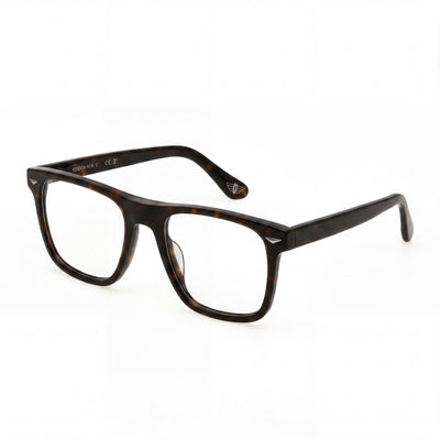 Gafas Ópticas Recetables para Hombre Police de Acetato en Color Marrón Habana Claro 52mm