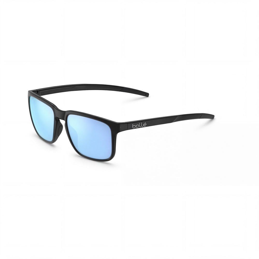 bollé Unisex Colourful Nylon Frame Sunglasses with Sky Blue Polarized Lenses & 100% UV Protection 53mm Lens, 135mm Temple