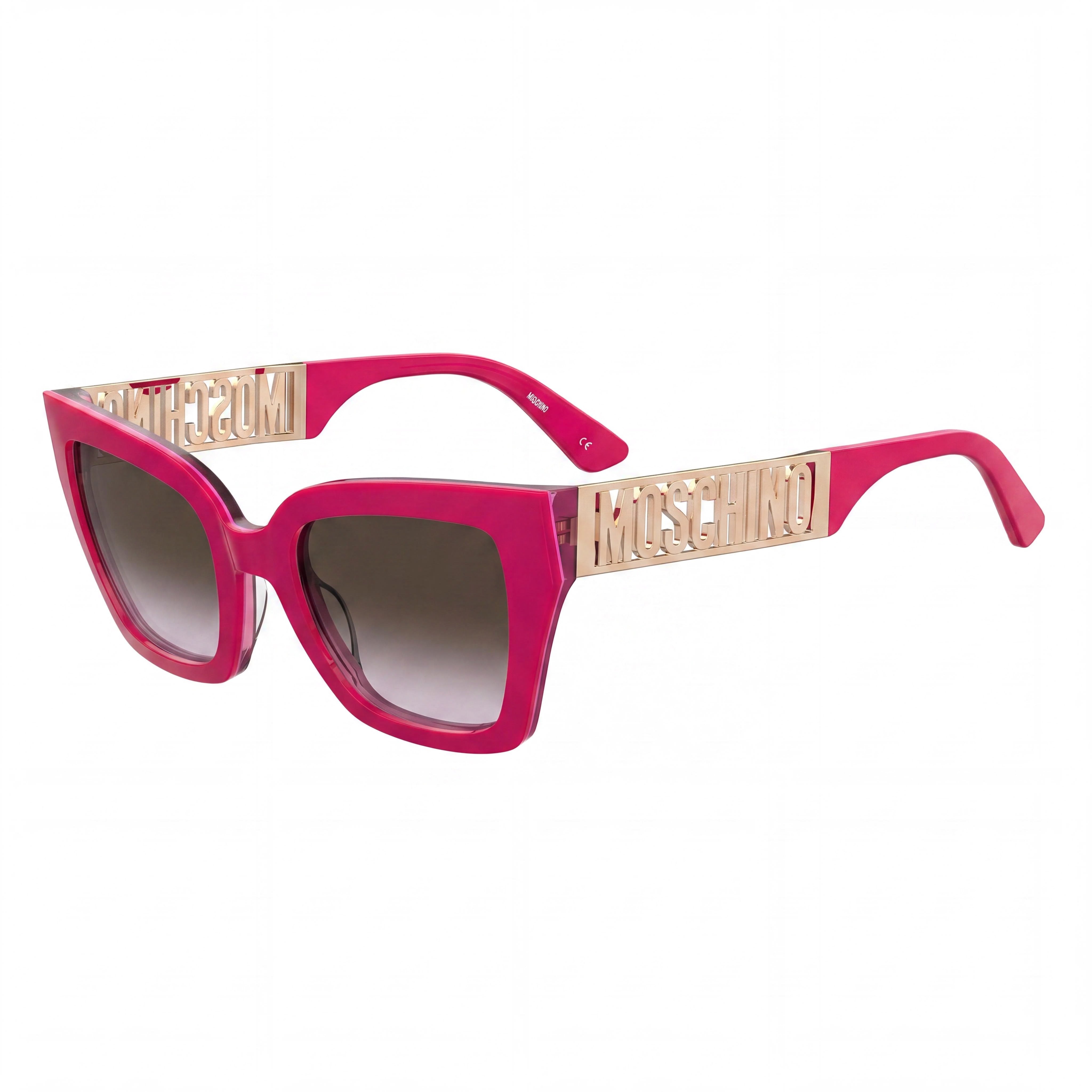 Moschino Casual Women's Acetate Sunglasses Fuchsia Brown Purple Double Shade / Brown Violet Doubleshade 53mm, Photo 1