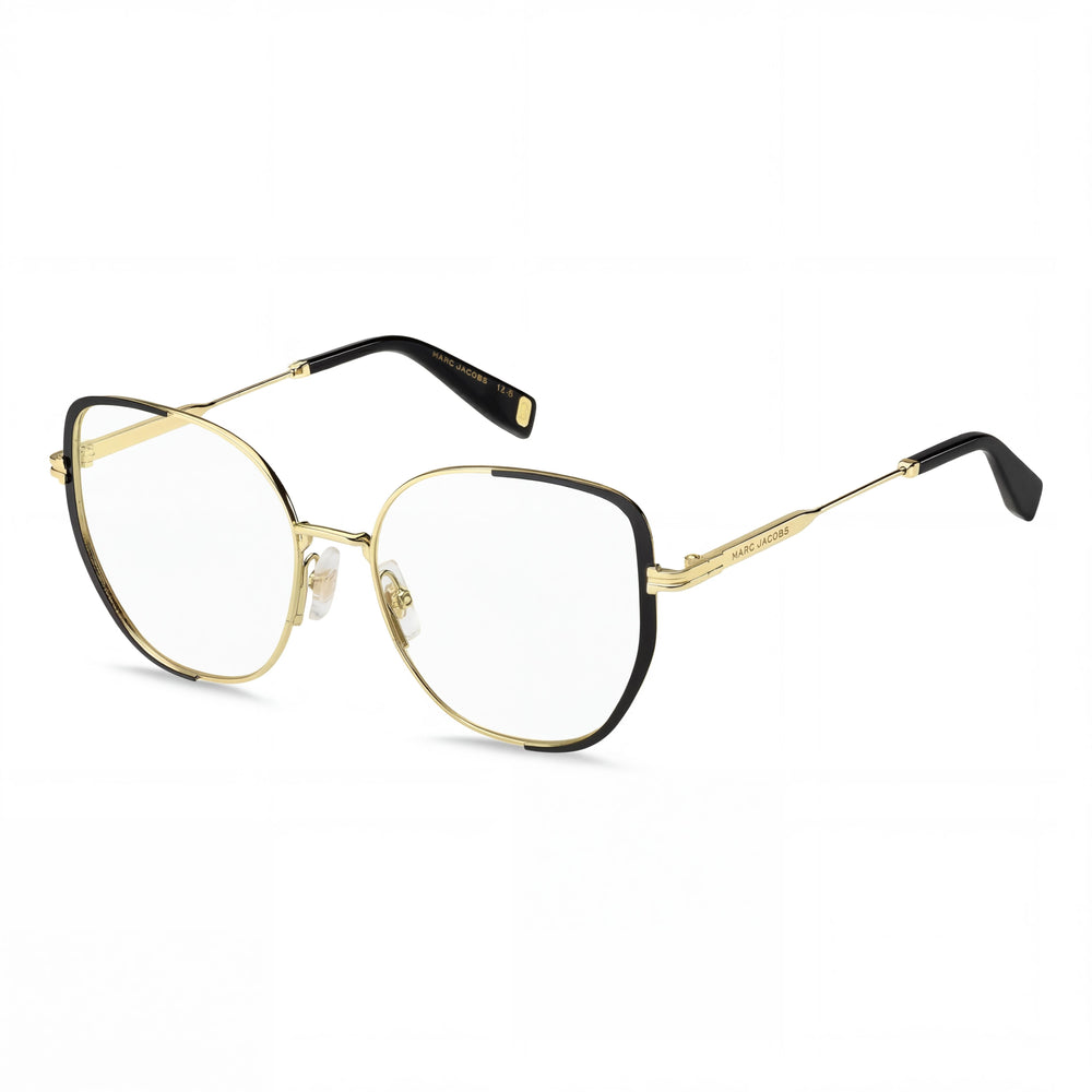 Gafas de sol Marc Jacobs MJ 1103 para hombre, acero inoxidable dorado y negro, lentes de policarbonato multicolor, 55 mm