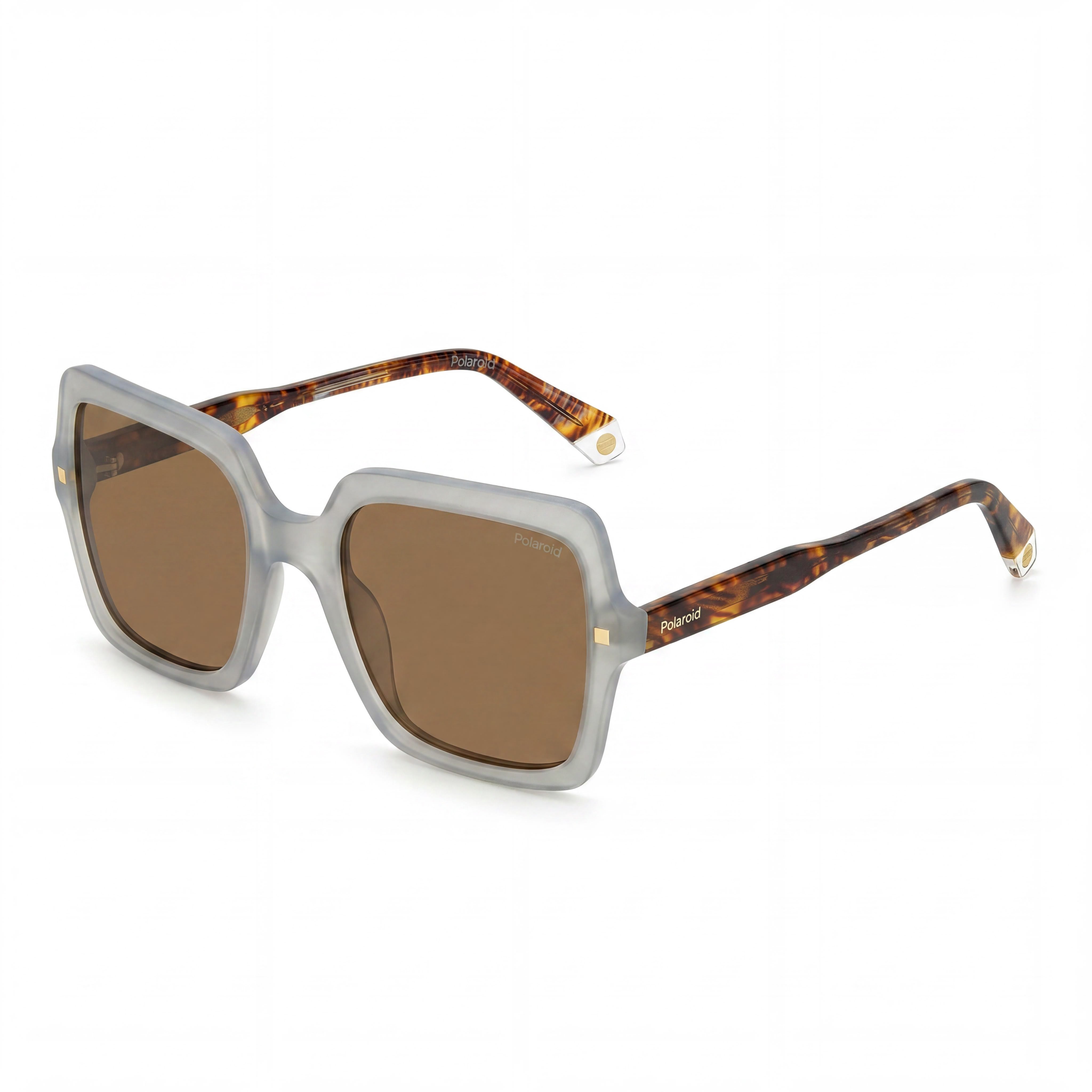Polaroid Casual Women's Green Acetate Frame Bronze Polarized UV Protected Sunglasses 55mm, Photo 1