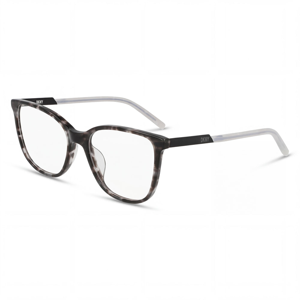 DKNY Classic DK5066 Women's Black Tortoise Acetate Frame Polycarbonate Lens Eyeglasses 52mm
