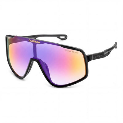 Carrera Carrera 4017/S Gafas de sol de plástico violeta multicapa negras para mujer Protección UV No polarizadas 99 mm
