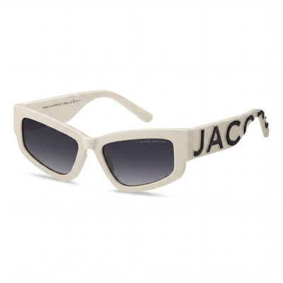 Marc Jacobs Casual Men’s Polyamide Frame Sunglasses Beige Black with Dark Grey Shaded Polycarbonate Non-Polarized Lenses 55mm
