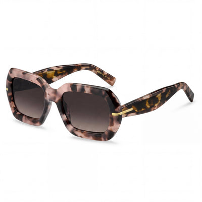 Hugo Boss BOSS 1732/G/S Women's Pink Havana Acetate Frame Brown Shaded Lens UV Protection Sunglasses 54mm