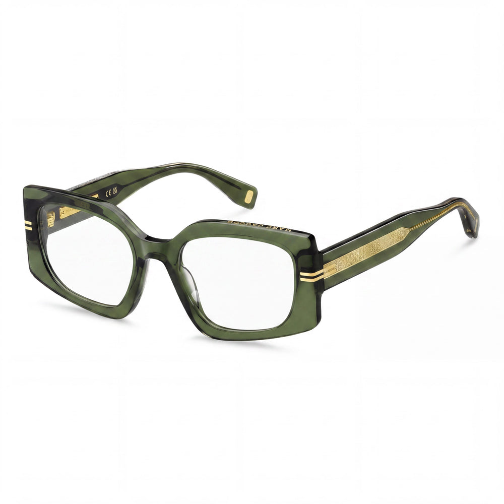 Marc Jacobs Classic Women's Eyeglasses with Green Plastic Frame and Multicolor Non-Polarized Polycarbonate Lenses, 53mm