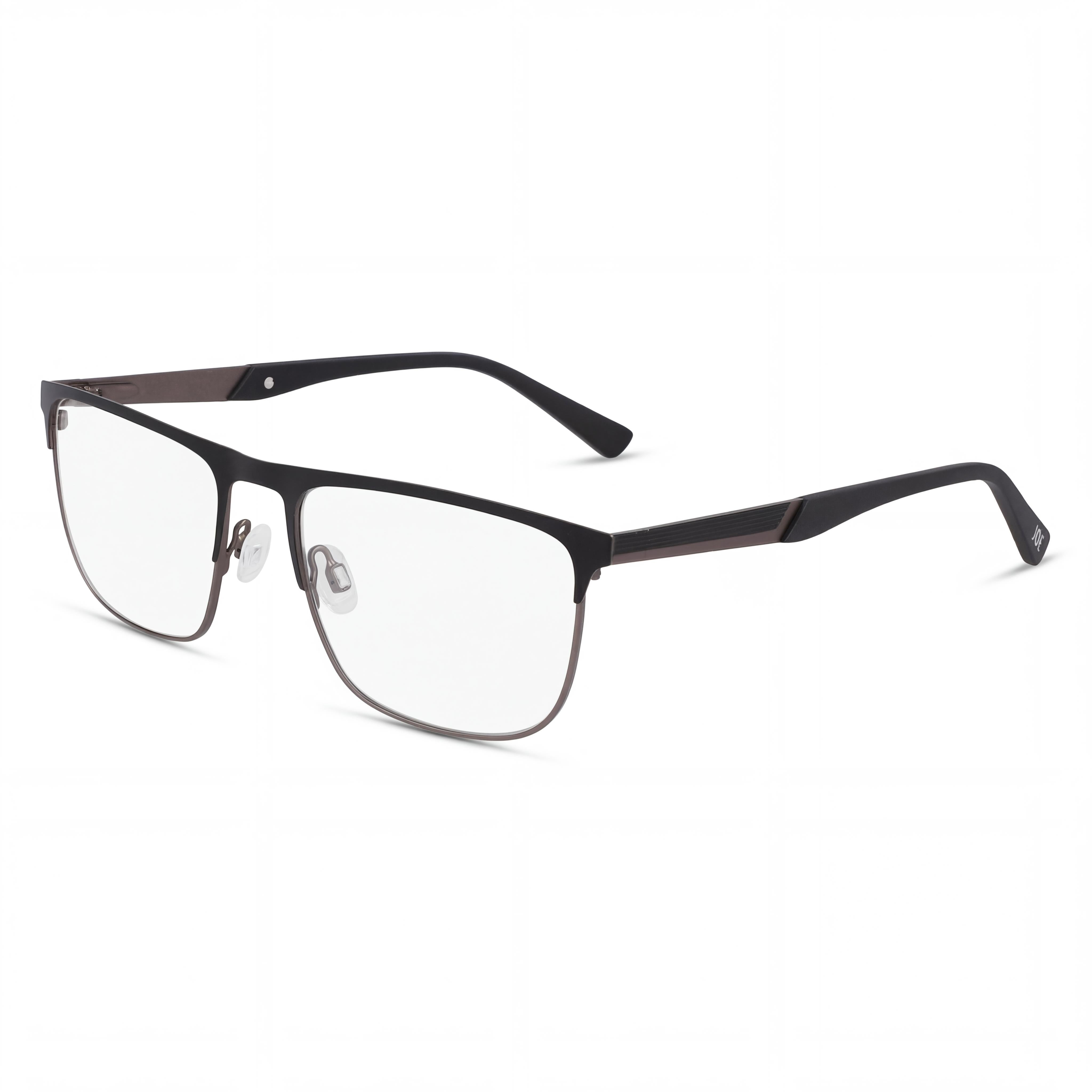 JOE Joe4103 Gafas para hombre con montura de acetato Blackjack y lentes sin policarbonato 55-18-145, Photo 1