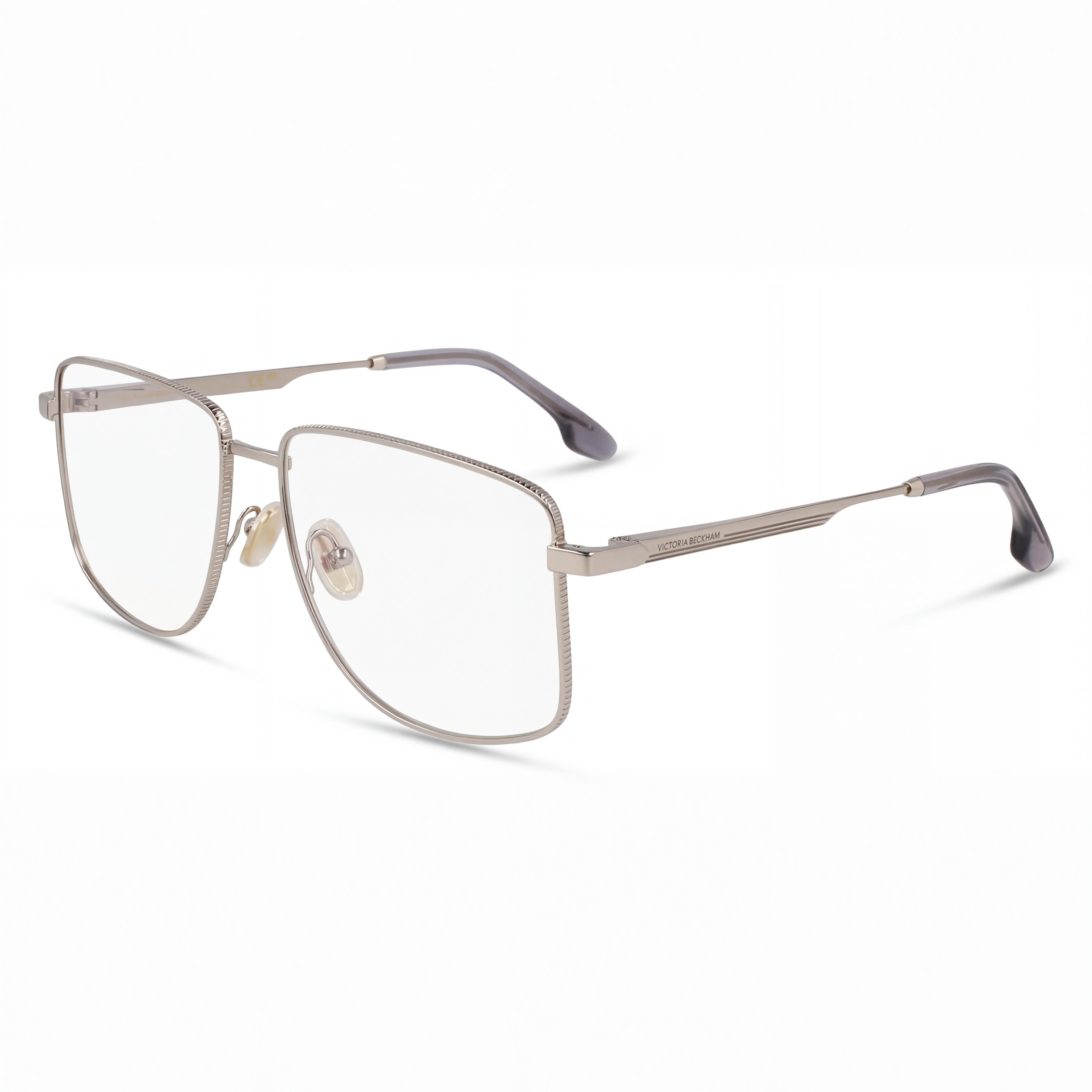 Victoria Beckham Vb2136 Silver Optical Eyeglasses Frames for Women with Lens Width 56mm, Bridge Width 15mm, Temple Length 140mm, Photo 1