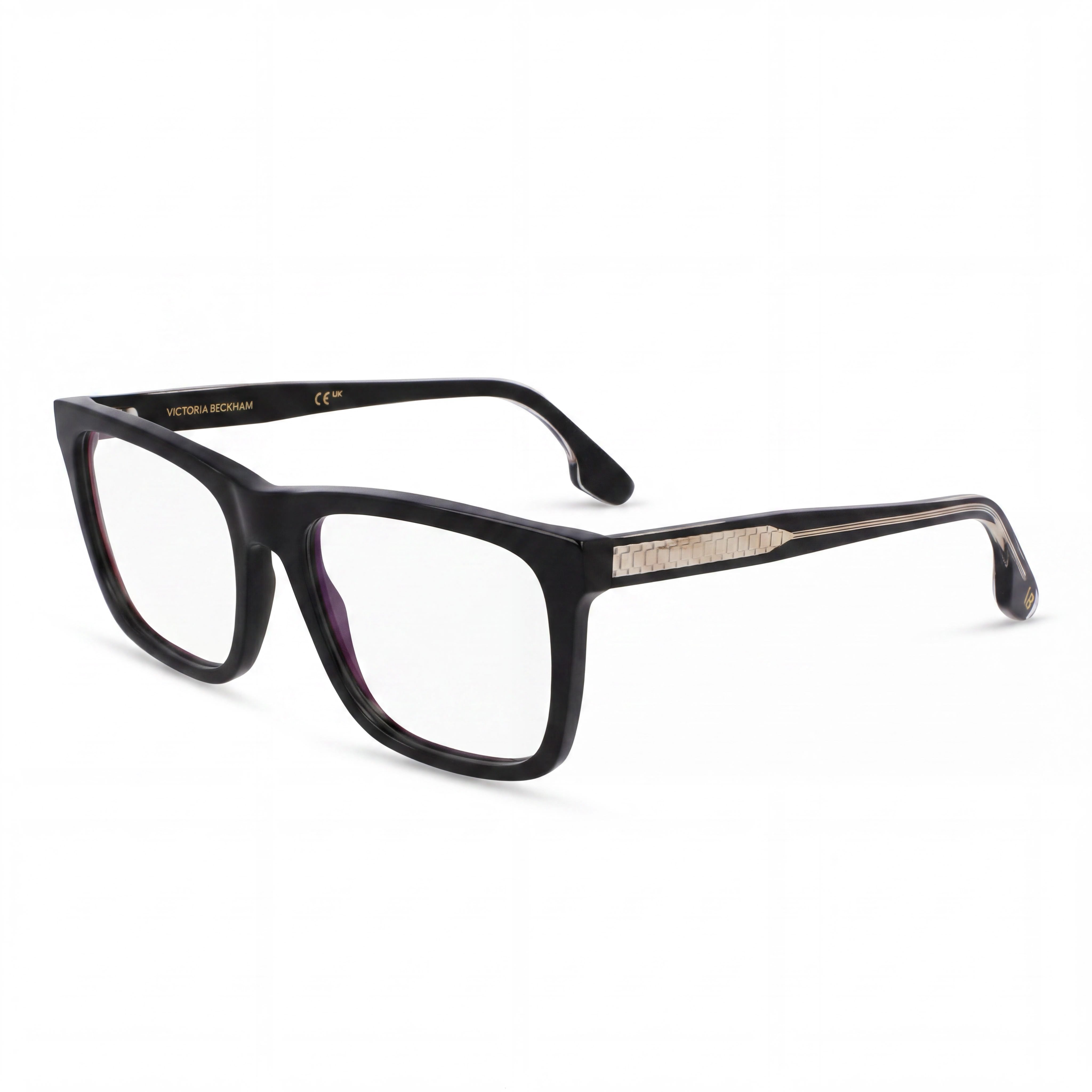 Victoria Beckham Vb2670 Women's Black Eyeglasses with Clear Demo Lenses, Prescription Ready, 53-17-140, Photo 1