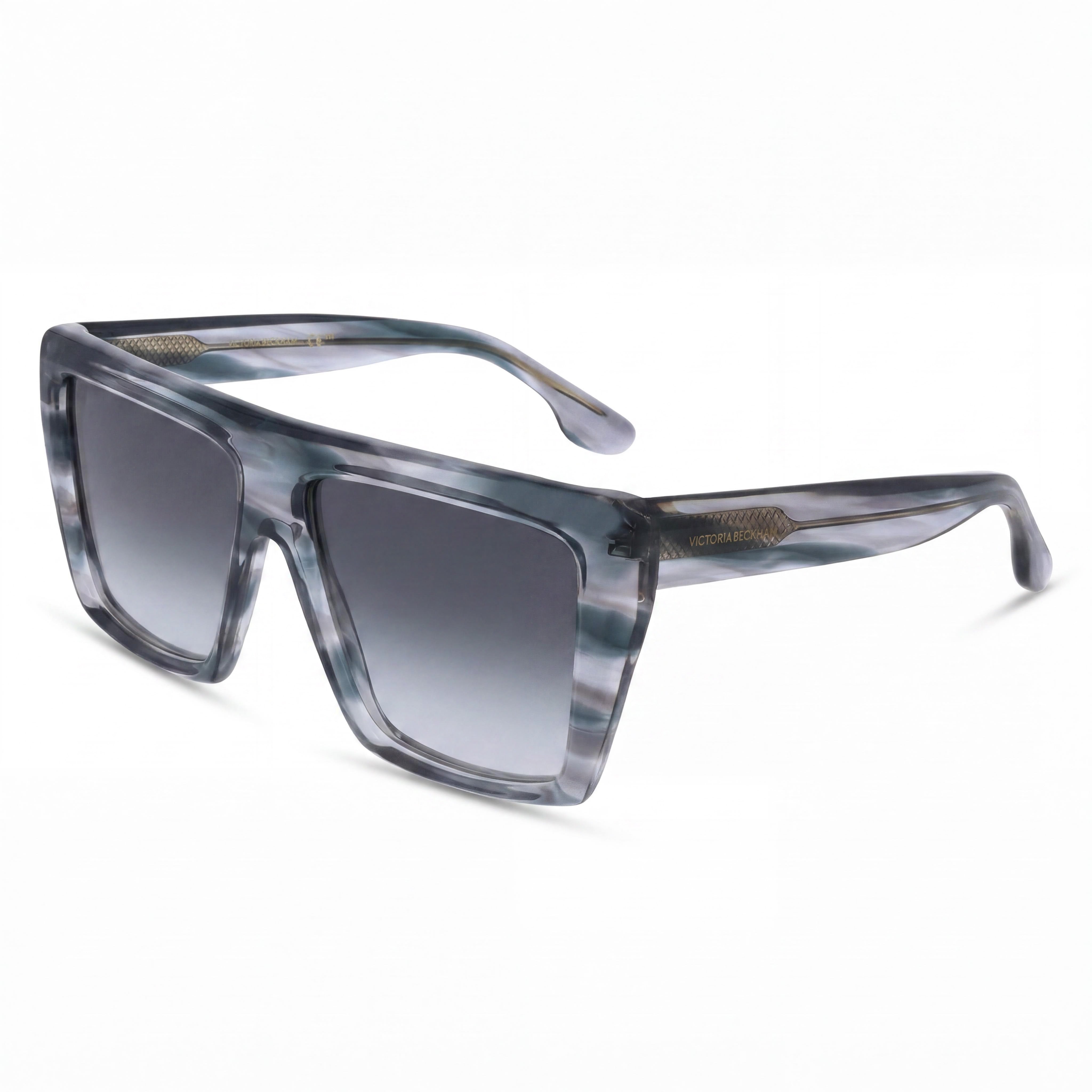 Gafas de sol Victoria Beckham Vb686s para mujer, montura gris cuerno, 56 mm ancho de lente, 15 mm ancho de puente, 145 mm longitud de patilla, Photo 1