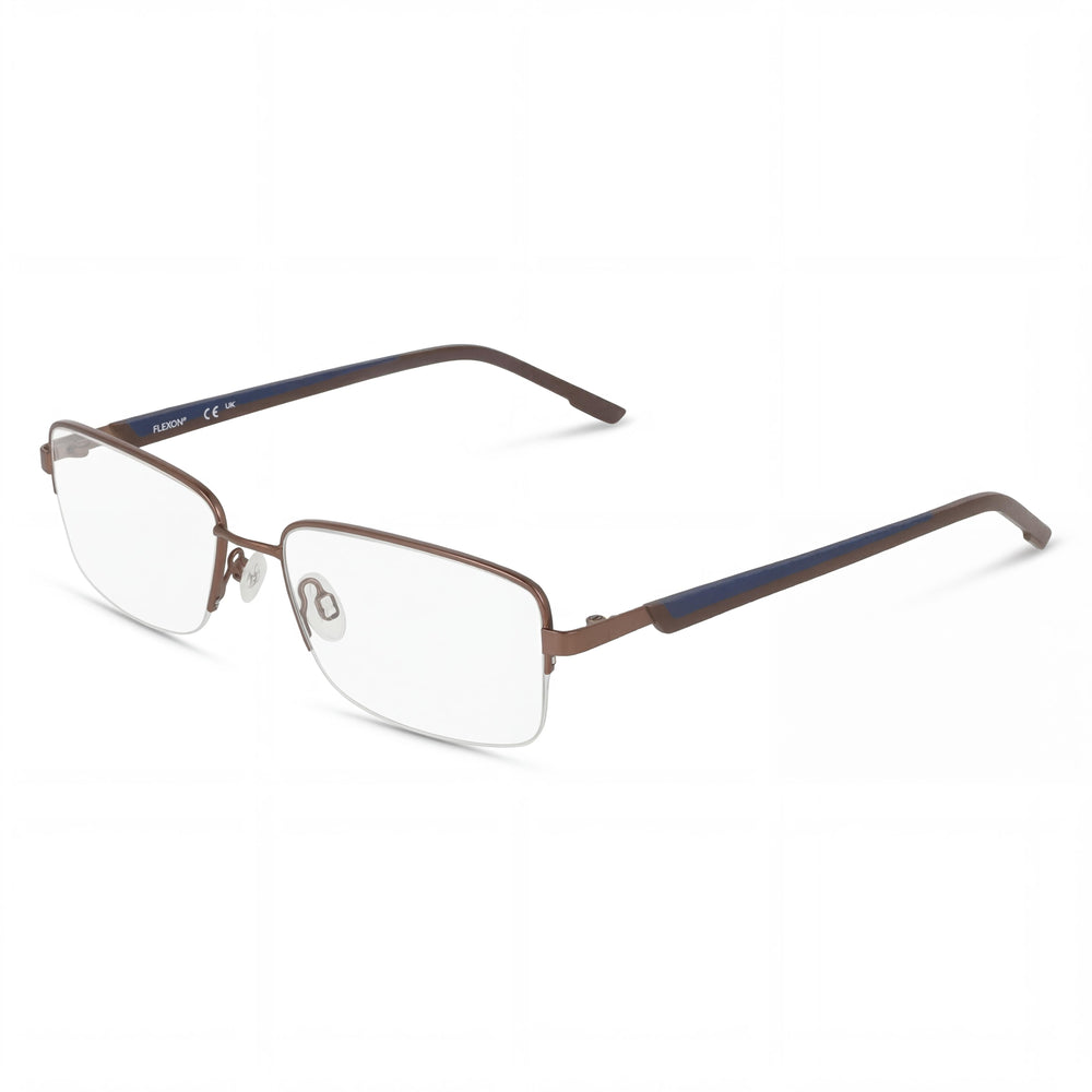 Gafas Flexon H6084 Unisex con Montura de Acetato Marrón Mate 57mm