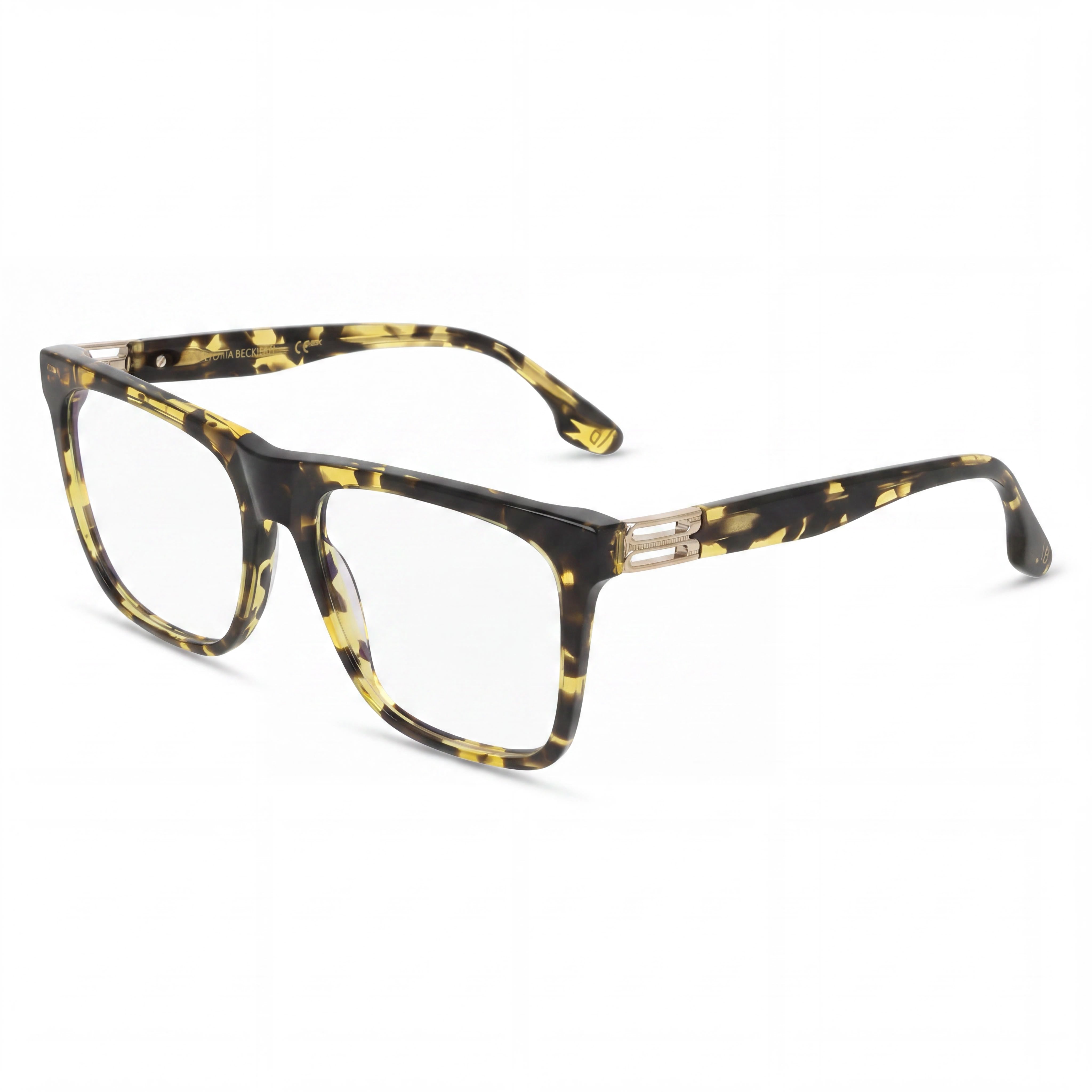 Montura Óptica Victoria Beckham Vb2679 para Mujer, Habana, Negro y Amarillo, con Lentes Demo Transparentes, Lista para Prescripción, 53 mm, Photo 1