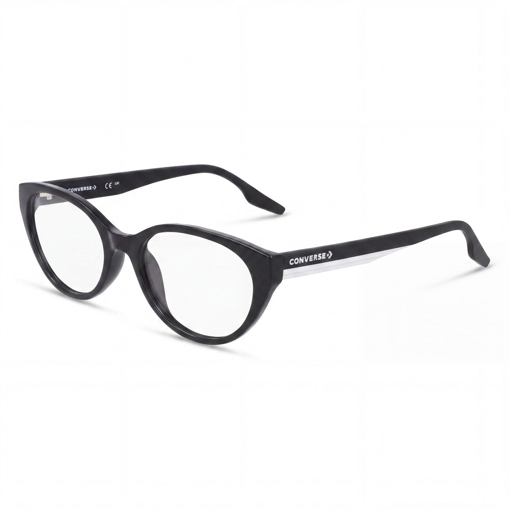 Monturas de gafas oftálmicas negras Converse Cv5112 para mujer - Ancho de lente 52 mm, Ancho de puente 18 mm, Longitud de patilla 140 mm