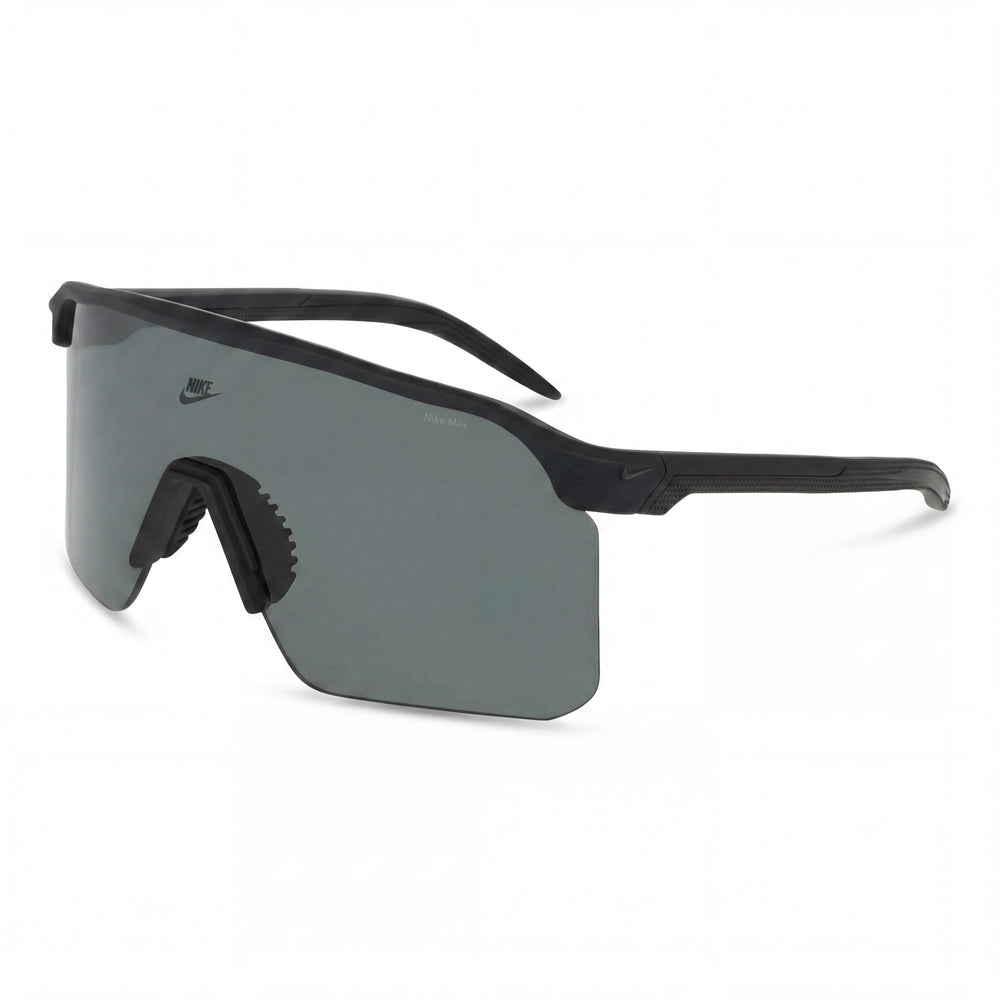 NIKE Casual Men's Matte Black Polar Grey Plastic Frame UV 400 Protection Non-Polarized Sunglasses 61mm