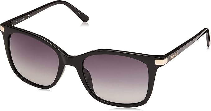 Gafas de sol Calvin Klein Cat-Eye con degradado marrón para mujer (CK19536S 210)