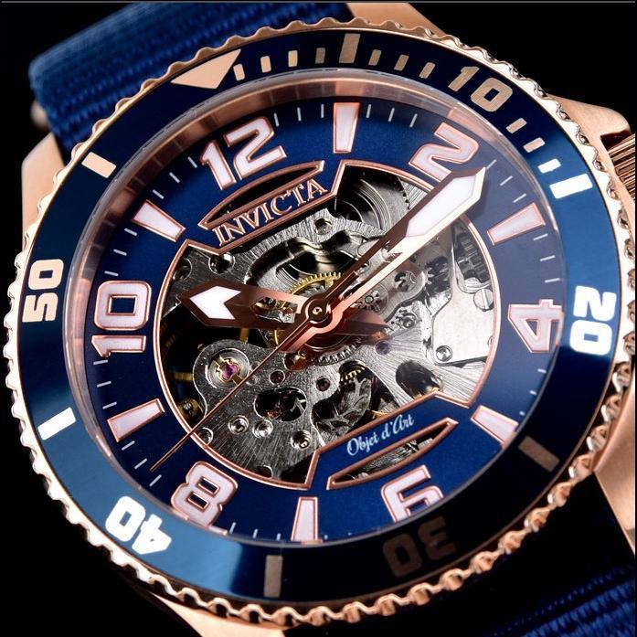 order Invicta Men's Objet D Art Automatic Watch, Blue, Model 27592