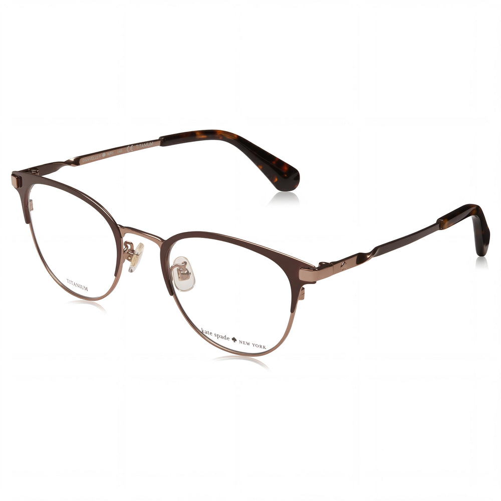 kate spade new york Danyelle/F Gafas de titanio color marrón Habana de 49 mm para mujer