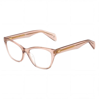 rag & bone RNB3039 Gafas con montura ojo de gato color nude ECO PMMA adaptables a la luz para mujer 52-16-140