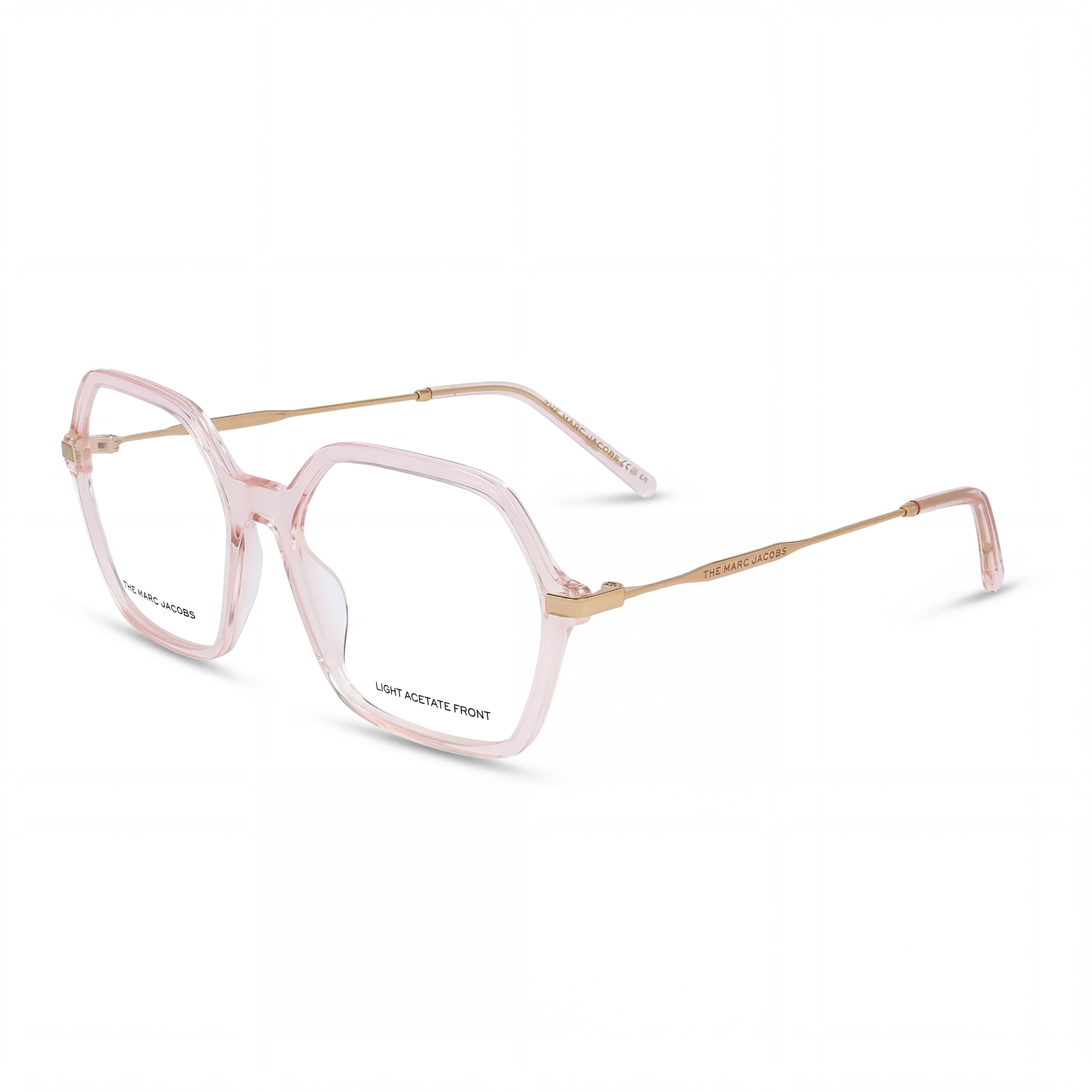 Marc Jacobs Marc 615 Modern Women's Pink Acetate Frame with Pink Polycarbonate Lenses Eyewear, Size 56-17-145mm, Photo 1