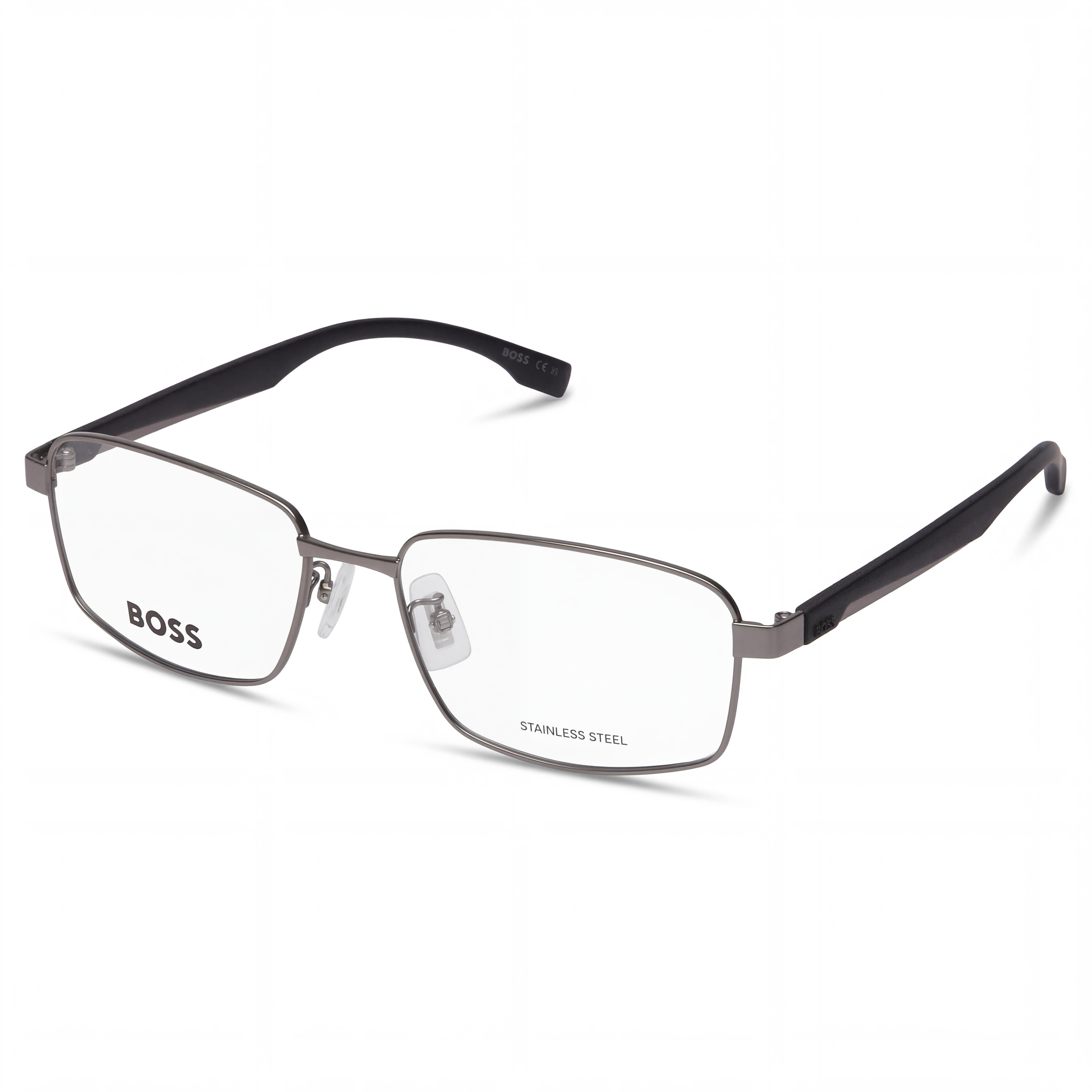 BOSS Audio Systems Boss 1470/F Unisex Eyewear with Metal Frame, Polycarbonate Lenses, Matte Ruthen 57mm, Photo 1