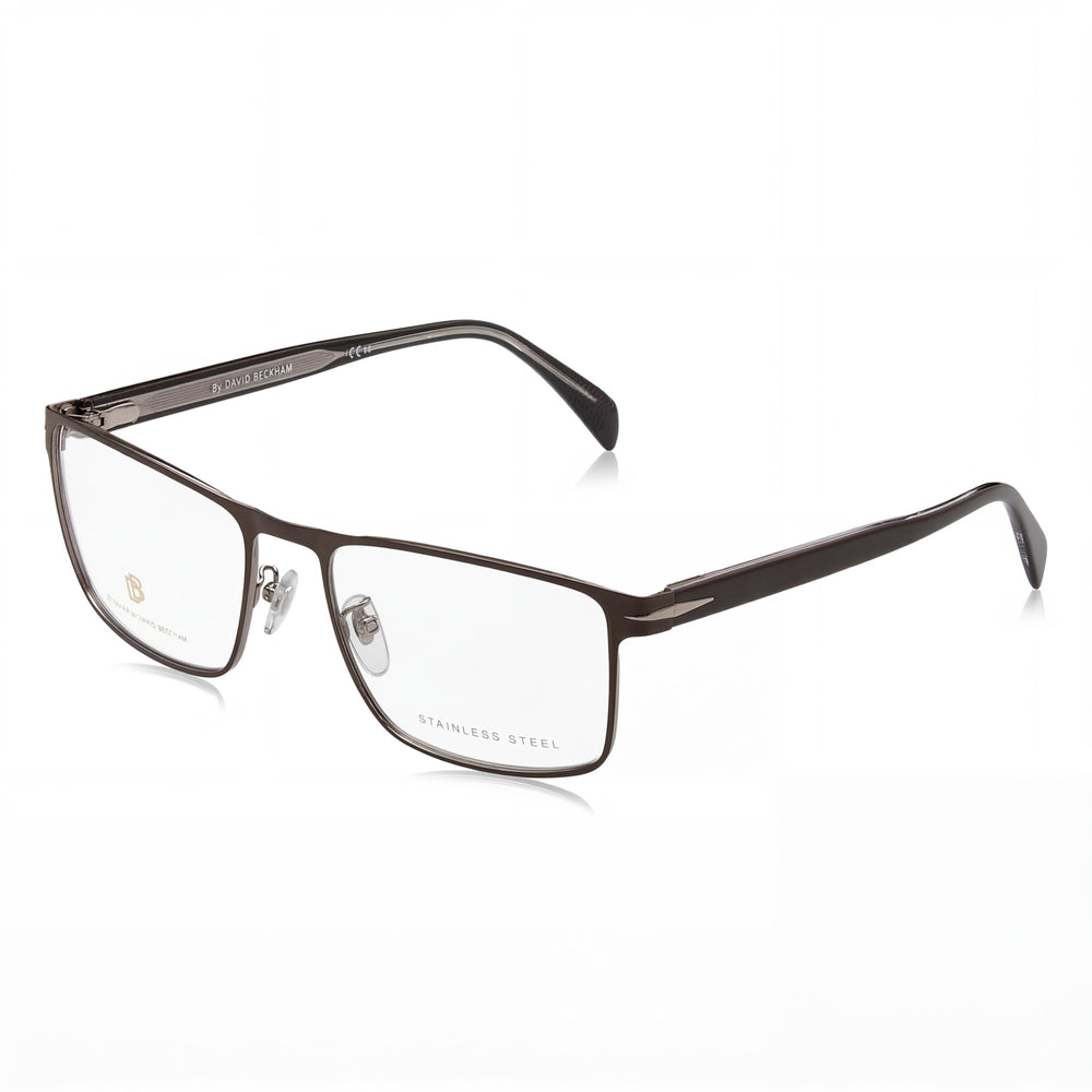 David Beckham Db 1067 Modern Style Matte Black Ruthenium Metal Frame Unisex Sunglasses 58mm