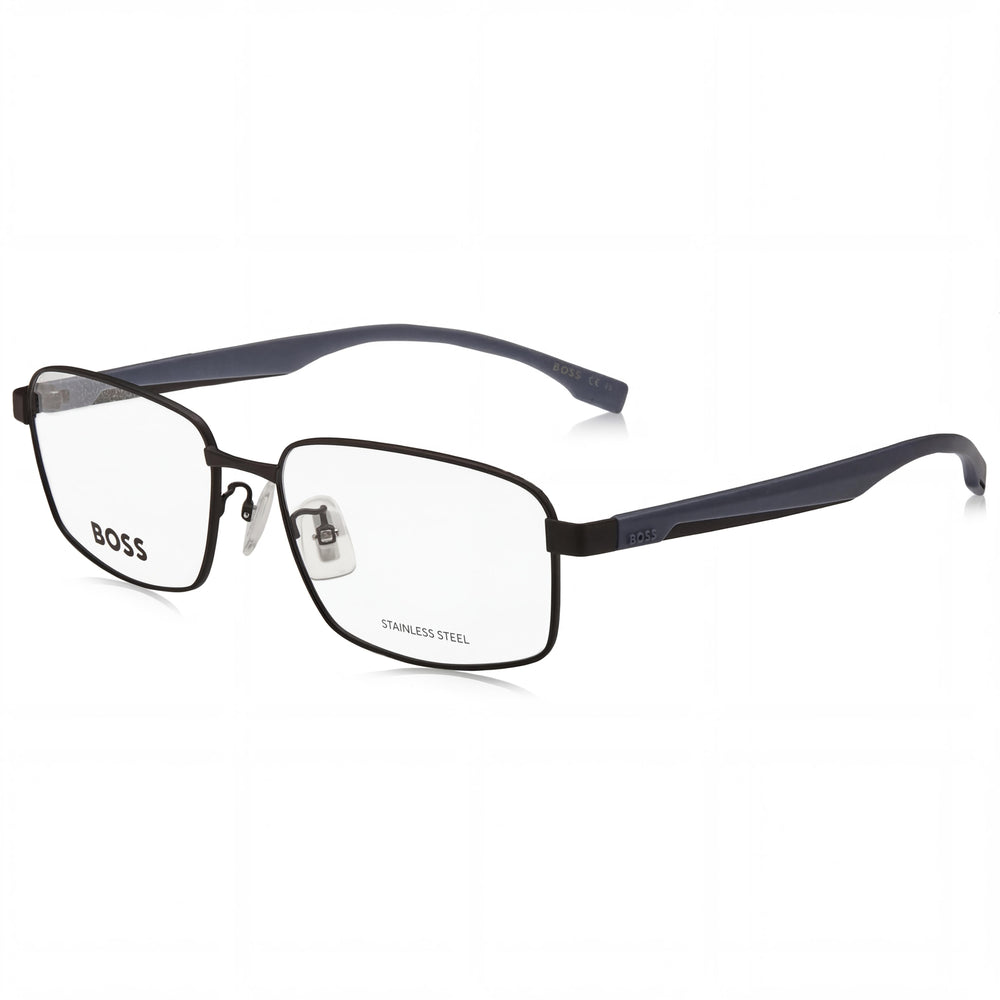 Hugo Boss 1470/F Acero aleado unisex negro mate no- 57