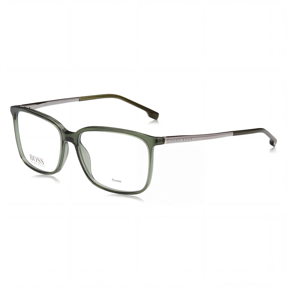 Gafas unisex Hugo Boss 1185/It con montura de plástico verde y lentes de policarbonato de 56 mm