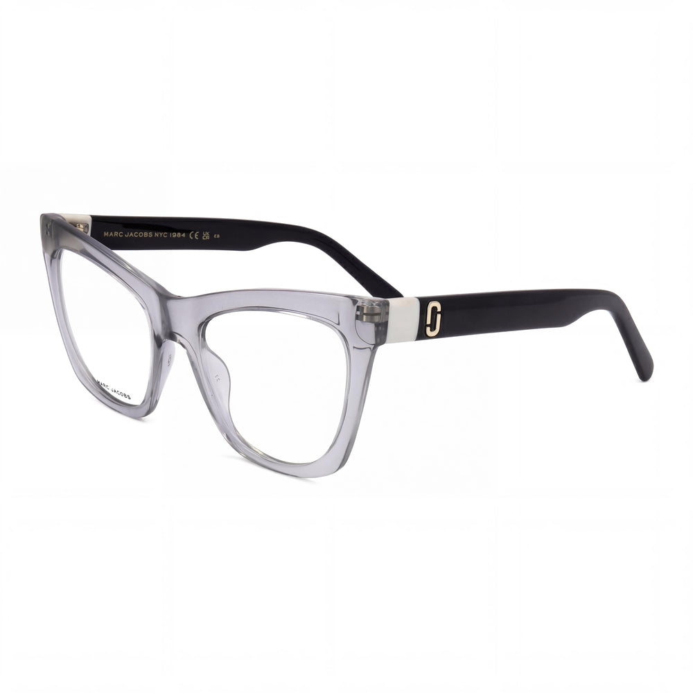 Marc Jacobs MARC 649 Gafas Ópticas Rectangulares de Celulosa para Mujer Gris Negro 53-19-145