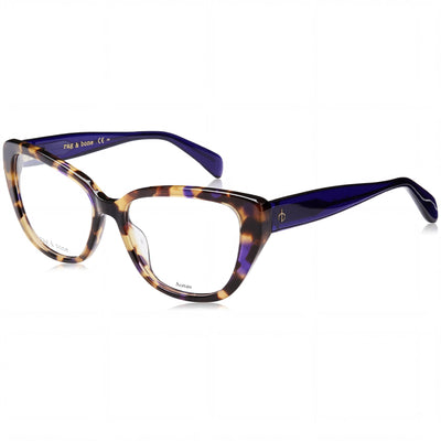 rag & bone Modern Women's Sunglasses with Blue Havana Acetate Frame and 54mm Lens Size