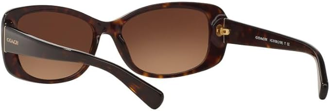 order Coach Women's Dark Tortoise Rectangular Sunglasses (Hc8168)