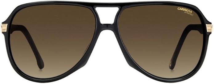 buy Carrera Aviator Black/Gold Unisex Sunglasses (1045/S)
