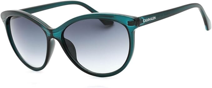 Gafas de sol Calvin Klein Cat-Eye grises con degradado para mujer (CK19534S 430)