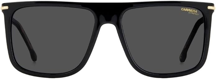 Carrera Men's Black Rectangular Sunglasses