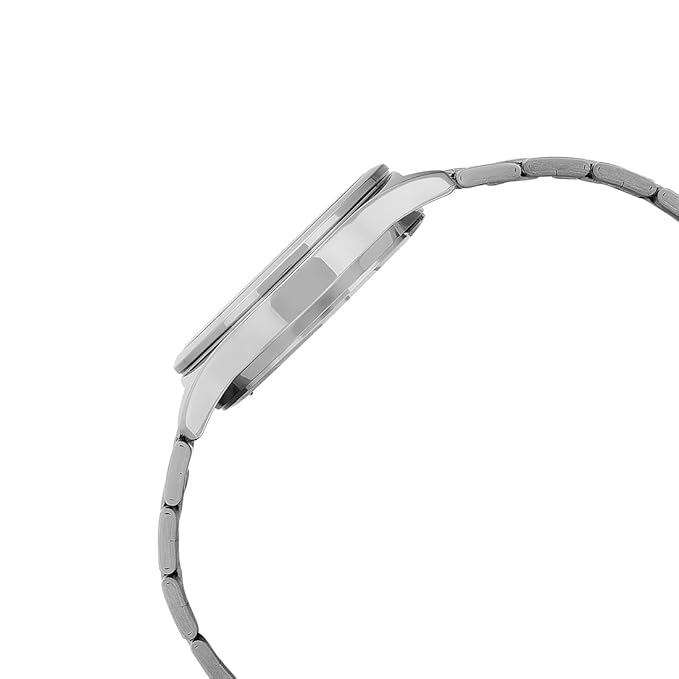 Reloj analógico Casio de acero inoxidable plateado para hombre MTP‑V006D‑7B2UDF