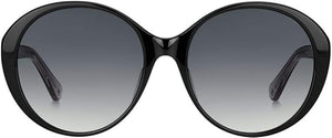 Kate Spade Women's Black Round Sunglasses