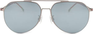 Hugo Boss Men's Grey Aviator Sunglasses 