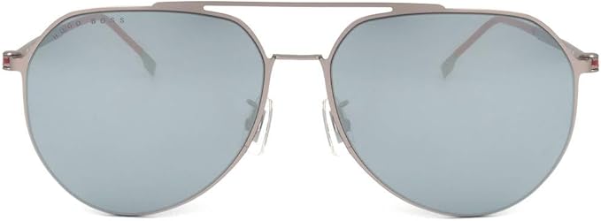 Hugo Boss Men's Grey Aviator Sunglasses 