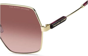 Marc Jacobs Women's Gold Geometric Sunglasses - buy online
