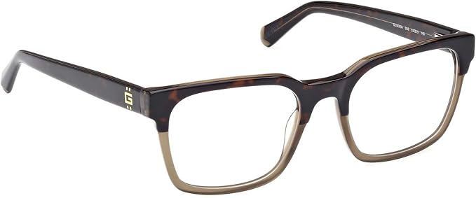 buy Guess Men's Havana Rectangular Eyeglasses (GU50094)