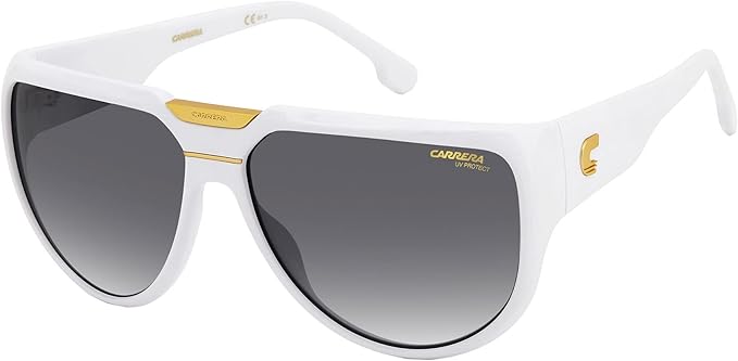 Carrera Unisex White Rectangular Sunglasses (FLAGLAB 13)