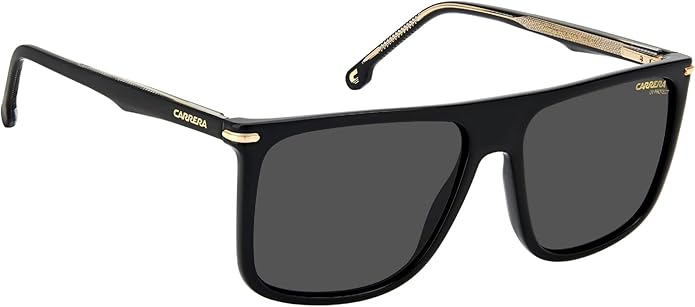 Carrera Men's Black Rectangular Sunglasses - buy online