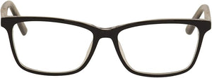 Guess Women's Slim Black Geometric Eyeglasses