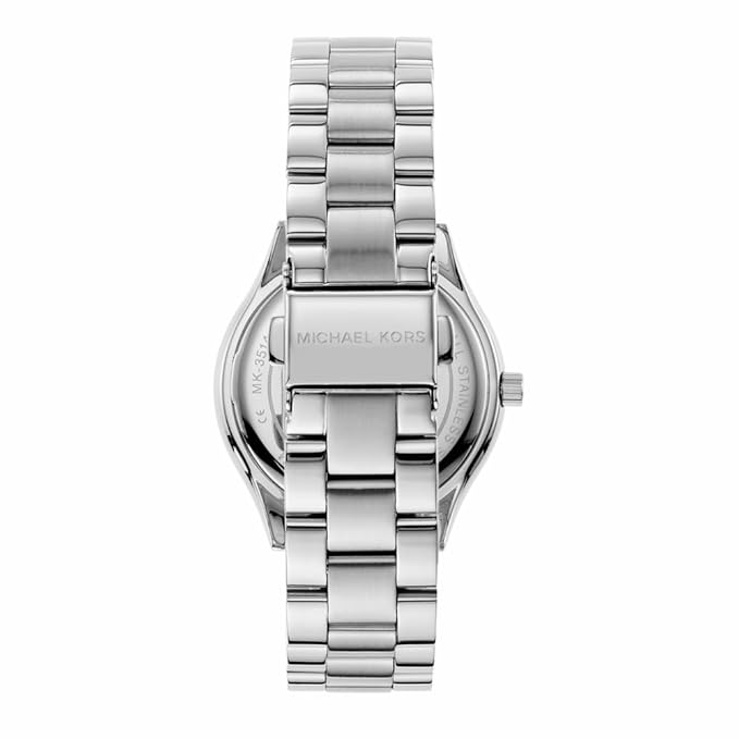 Michael Kors Women's Slim Runway Silver Watch