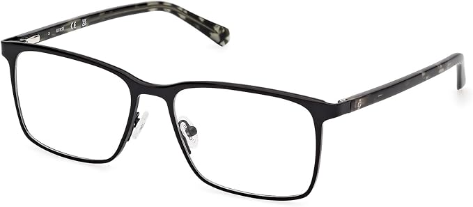 Guess Men's Black Rectangular Eyeglasses (GU50193)