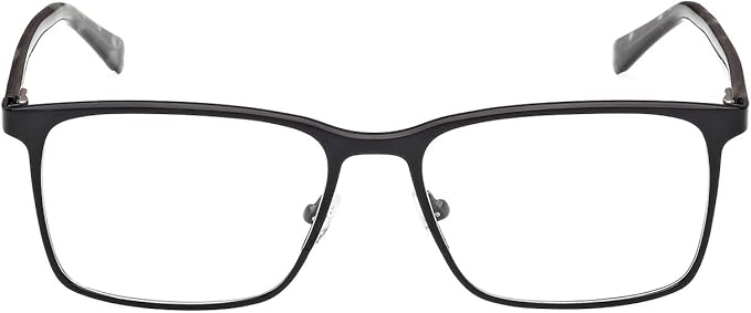 Guess Men's Black Rectangular Eyeglasses