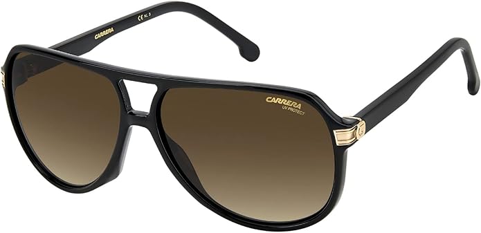 Carrera Aviator Black/Gold Unisex Sunglasses (1045/S)