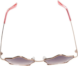 Guess Girls' Star-Shaped Sunglasses – Gradient Bordeaux Lenses, UV Protection, Metal Frame (GF4012) - buy online