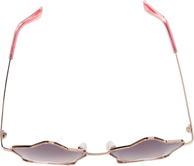 Guess Girls' Star-Shaped Sunglasses – Gradient Bordeaux Lenses, UV Protection, Metal Frame (GF4012) - buy online